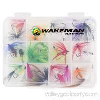 Outdoors Assorted Dry Fly Fishing Flies - 50pc by Wakeman   564755490